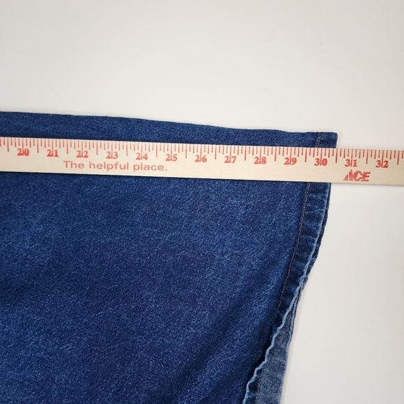 Vintage American Profile Jeanswear Women's Skirt Size 12 Flare Denim USA - Picture 5 of 5